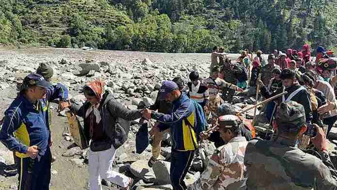 धराली-हर्षिल क्षेत्र में राहत एवं बचाव कार्य युद्धस्तर पर जारी